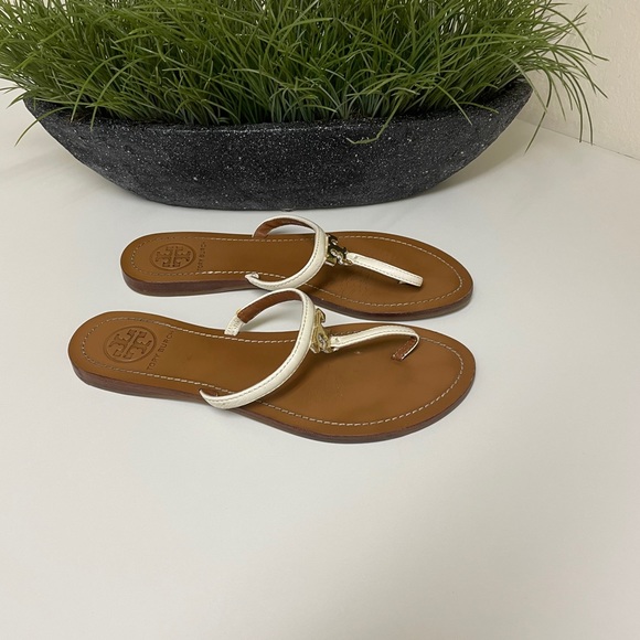 Tory Burch White Sandals - Picture 4 of 5